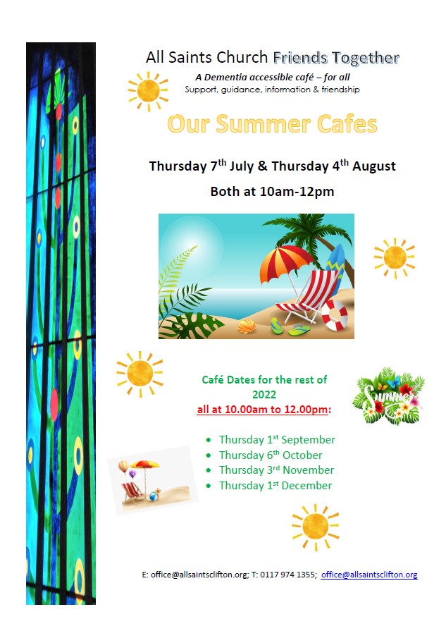Friends Together Summer Cafes