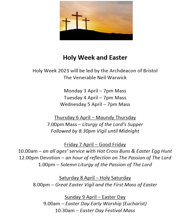 2023 03 Holy Week & Easter - U