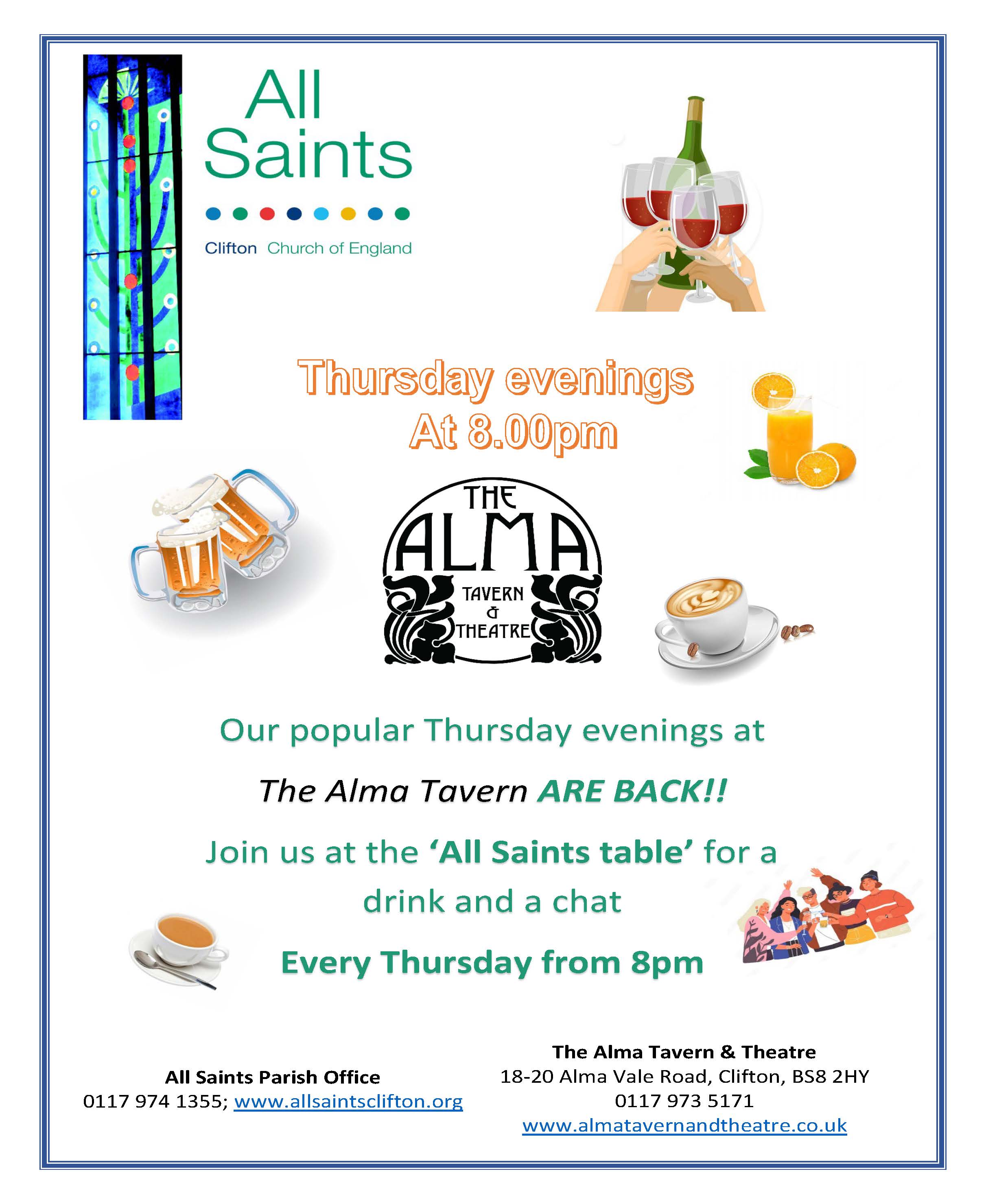 Thursday Pub Nights starting a