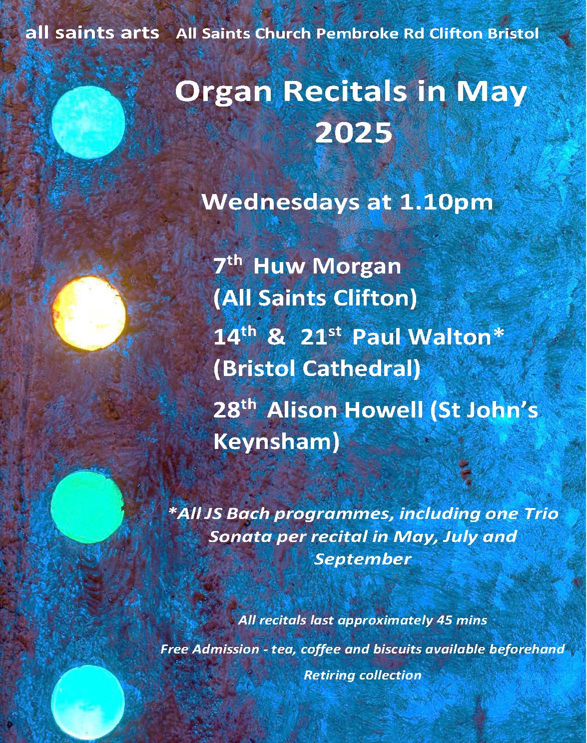Organ Recitals May 2025