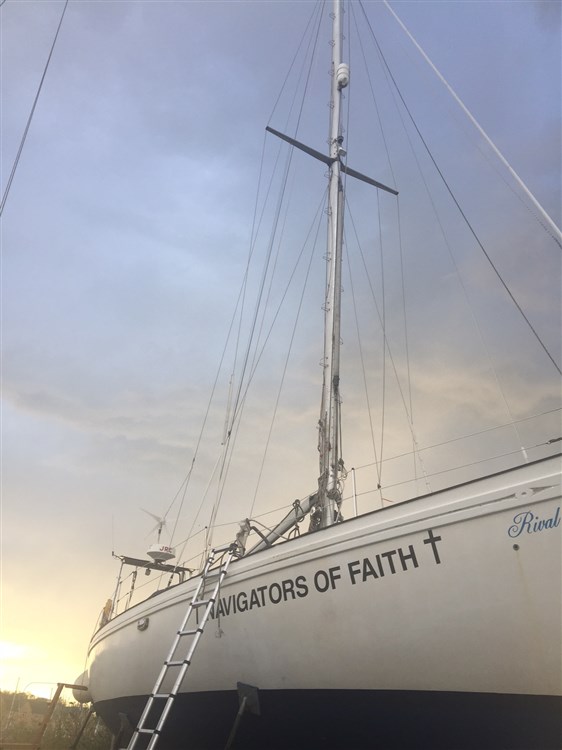 Logo on boat